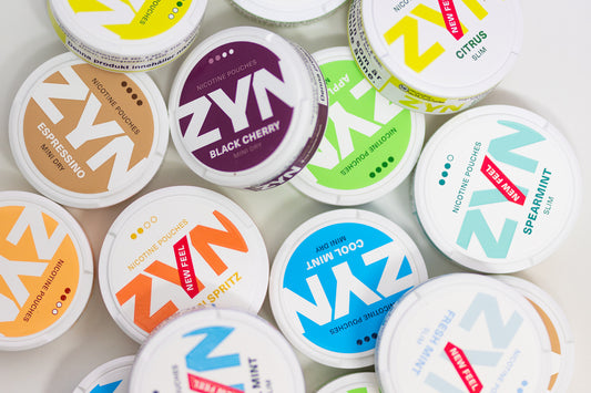 Image of the ZYN Nicotine Pouch range at PouchMe